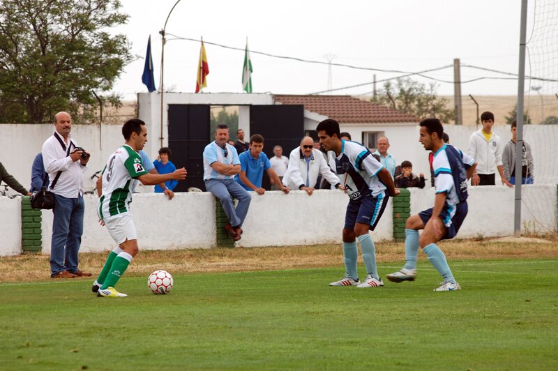 Foto cortesía Ángel Ordoñez,partido O. Valverdeña - U.B. Lebrijana